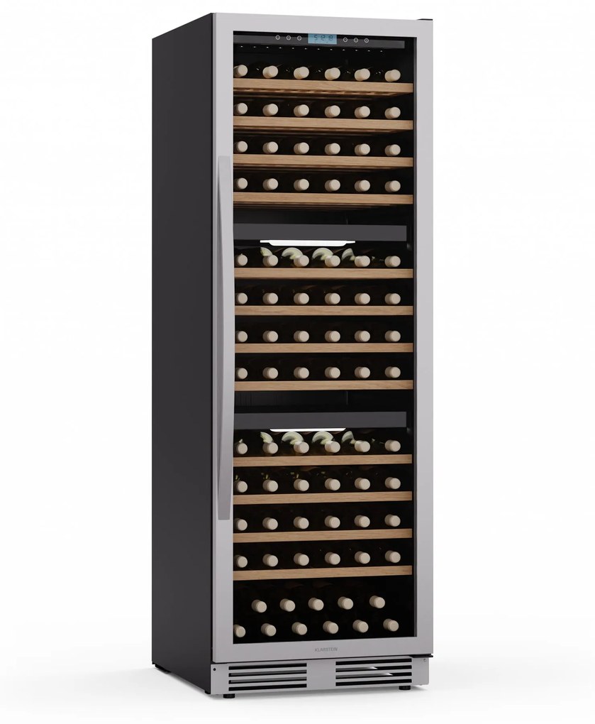 Klarstein Lodówka na wino Vinovilla Trio, 143 butelki