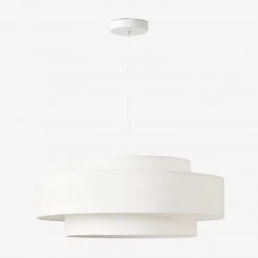 Lampa Sufitowa Wisząca Lumira Biała & Ø55 Cm - Sklum