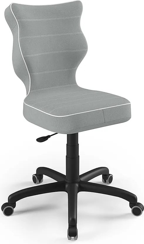 Młodzieżowe krzesło do biurka Petit Black rozmiar 5 (146-176,5 cm)