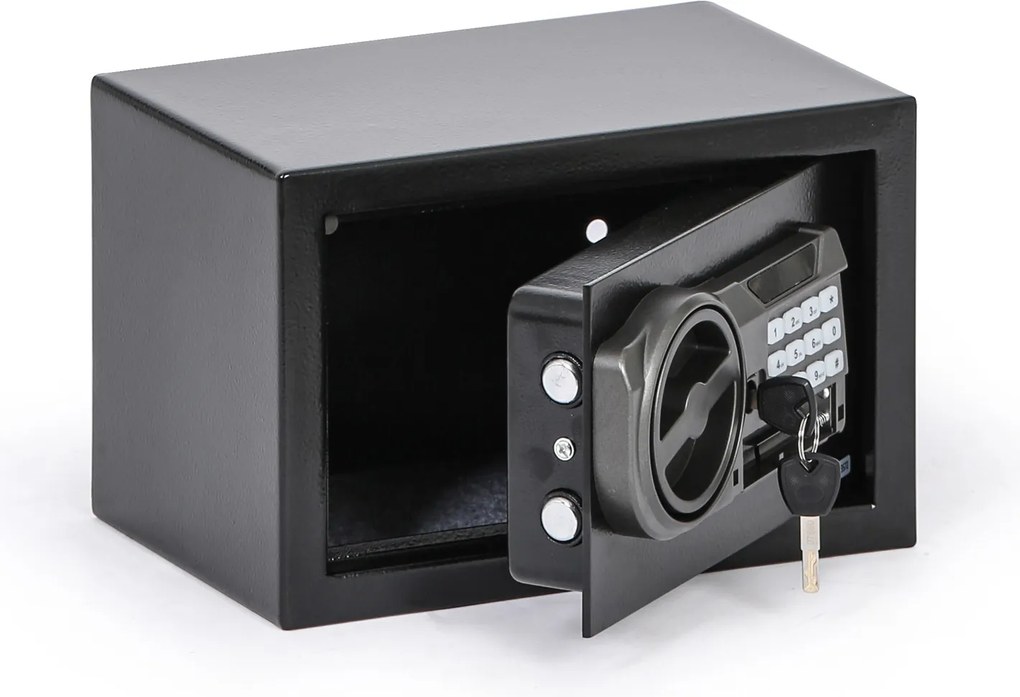 Sejf meblowy z zamkiem elektronicznym i wyświetlaczem LCD, 200 x 310 x 200 mm