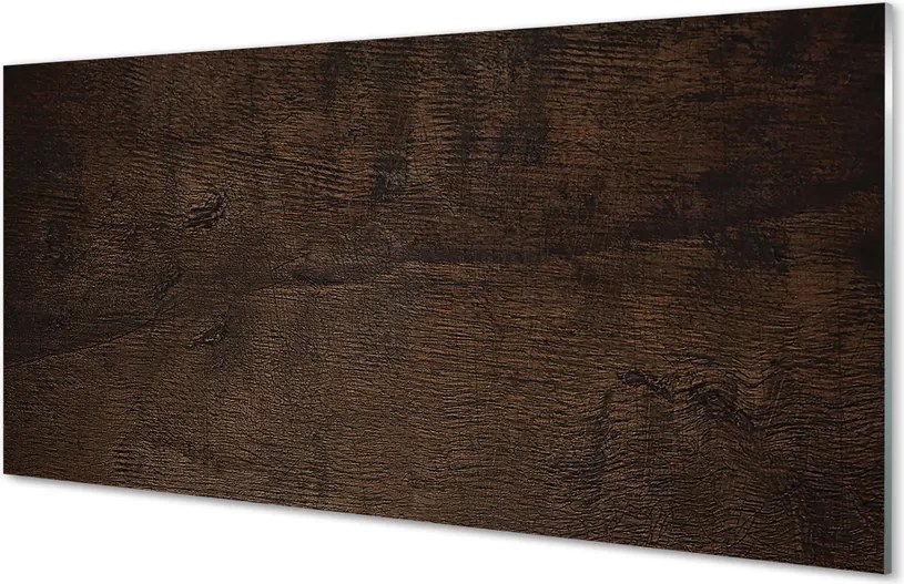 Szklany Panel Szlachetne Drewno i Słoje