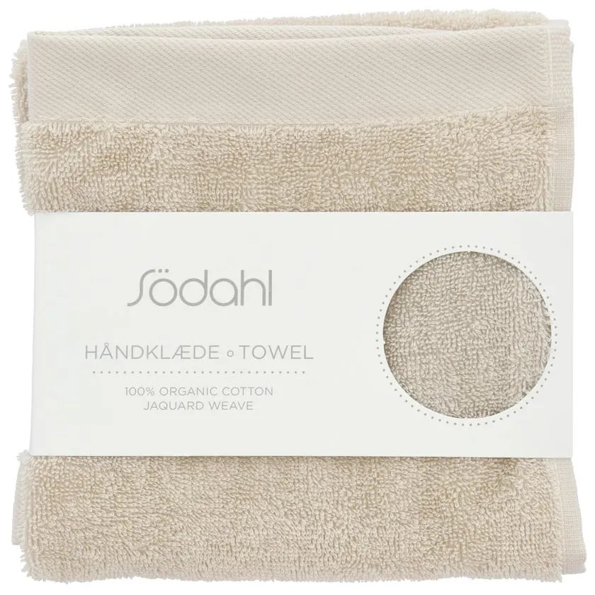 Beżowy bawełniany ręcznik frotte 40x60 cm Comfort – Södahl