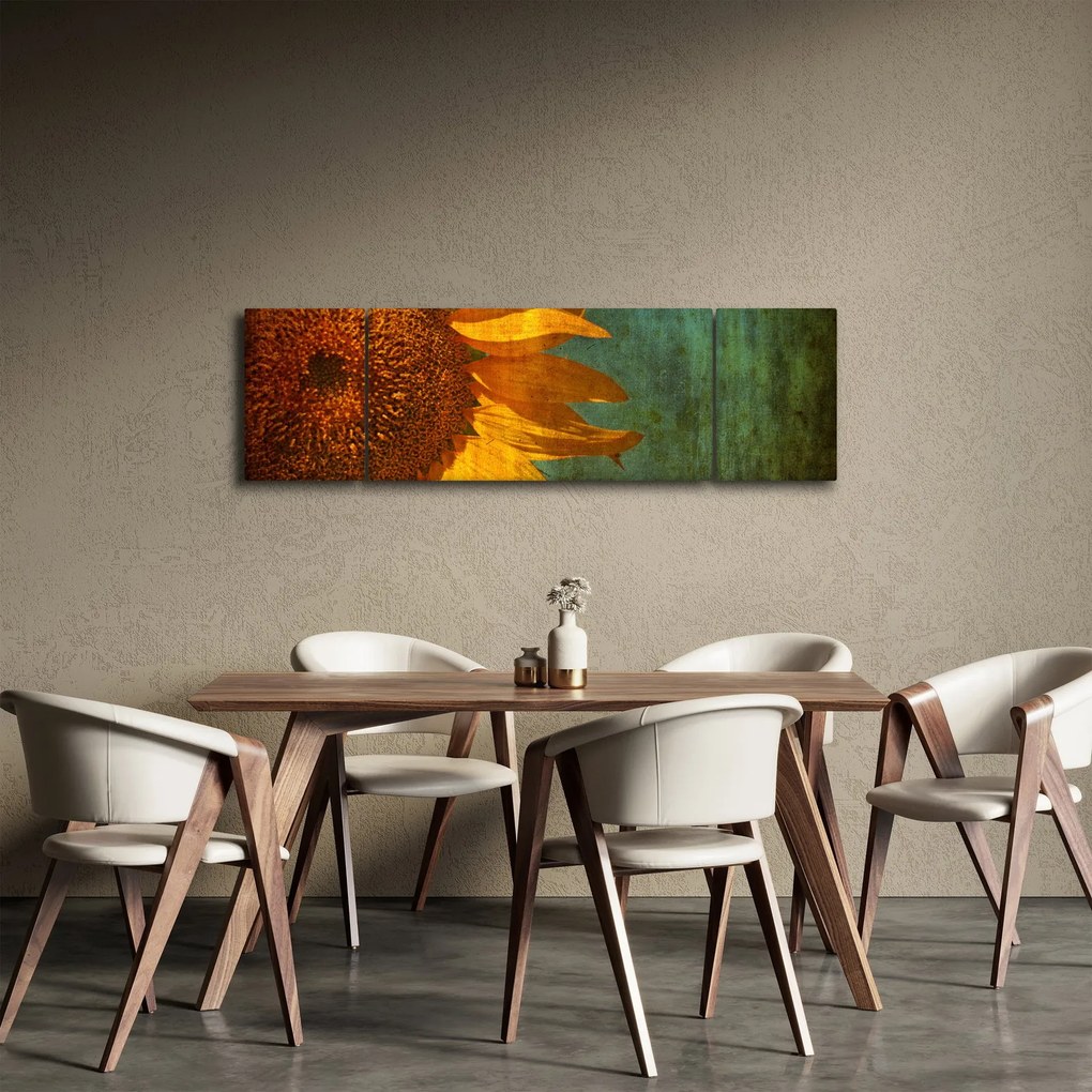Obraz - Słonecznik (170x50 cm)