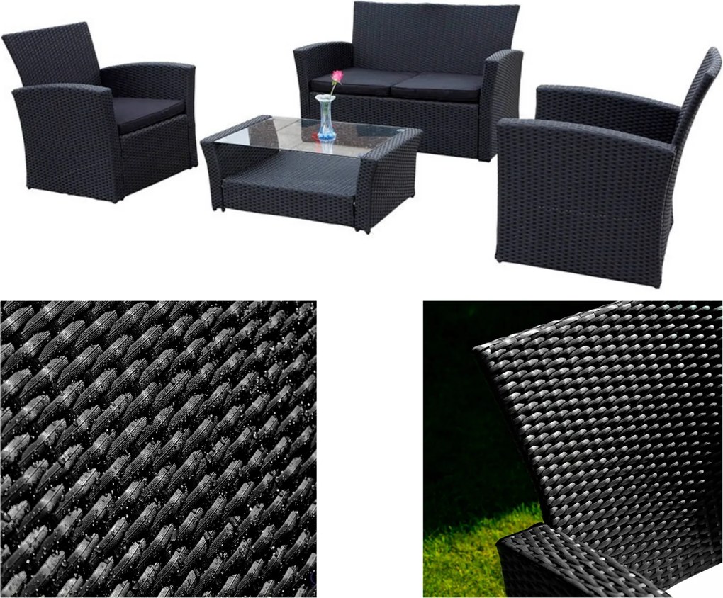 Zestaw mebli ogrodowych technorattan Unico