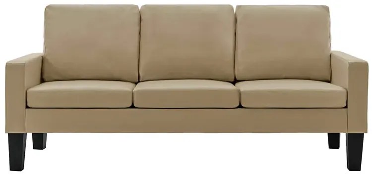 Tapicerowana sofa w kolorze cappuccino - Revex 3X