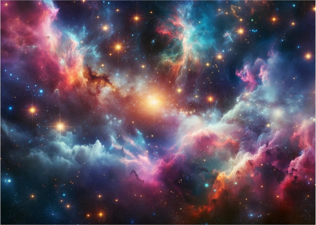 Obraz - Ciemny kosmos (70x50 cm)