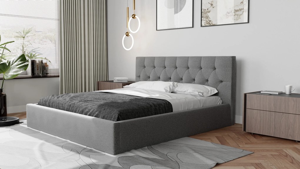 Łóżko sypialniane LUNA SLIM - 200x200