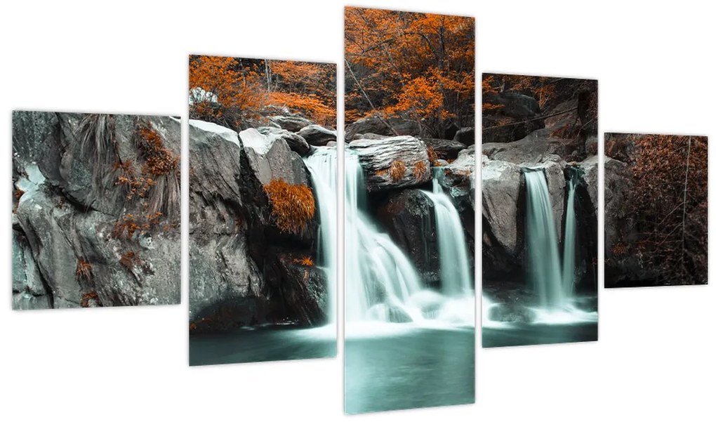 Obraz - Wodospady (125x70 cm)