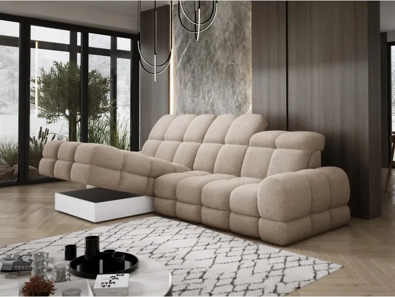 Narożnik TOLLO MINI S Lewostronny Elektryczna regulacja Anthology 04 kolor Beżowy WERSAL