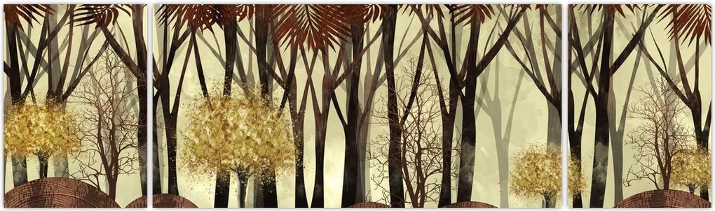 Obraz - Las dekoracyjny (170x50 cm)