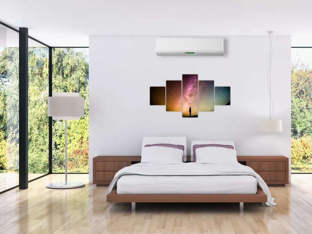 Obraz - niebo pełne gwiazd (125x70 cm)