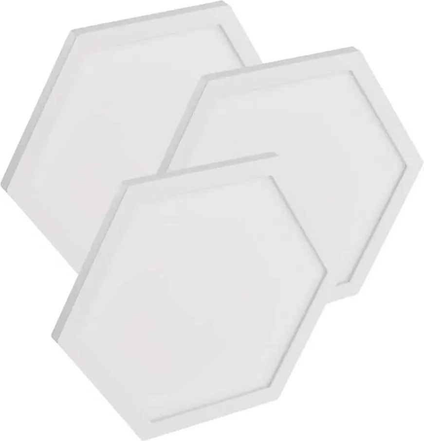 Zestaw rozszerzający 3x ściemnialne panele LED RGBIC/1,8W/230V Wi-Fi Tuya