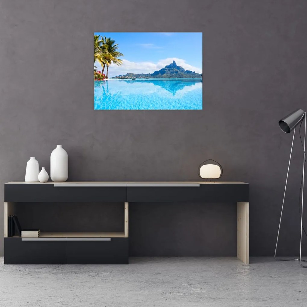 Obraz  - Bora-Bora, Polinezja Francuska (70x50 cm)