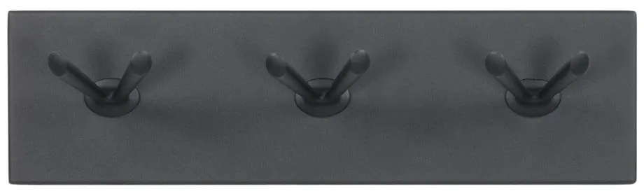 Czarny metalowy wieszak ścienny Pull – Spinder Design
