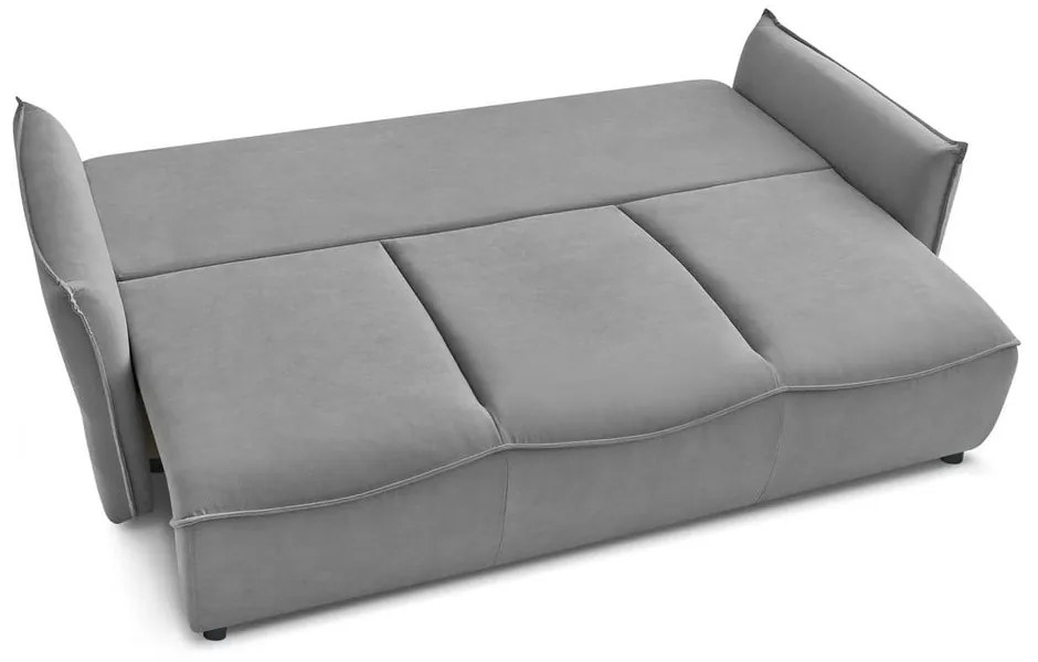 Jasnoszara rozkładana sofa 226 cm Leon – Bobochic Paris