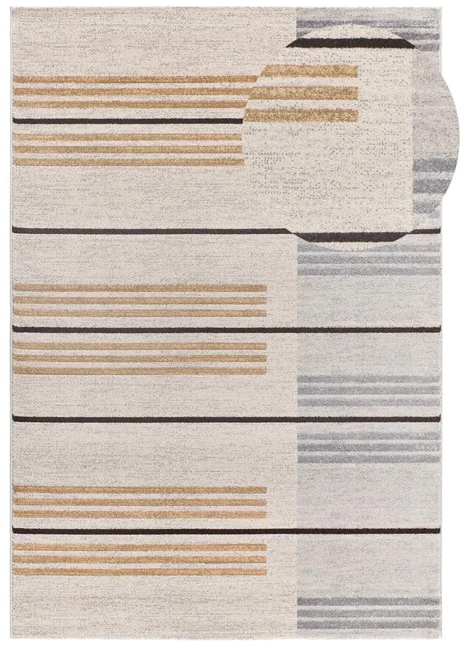 Jasnoszaro-kremowy dywan 80x150 cm Craft – Universal