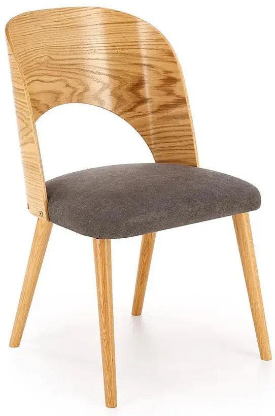 Drewniane krzesło tapicerowane H8-N46