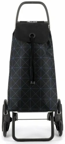 Torba na zakupy Rolser I-MAX star 6 na kółkach,czarno-niebieska