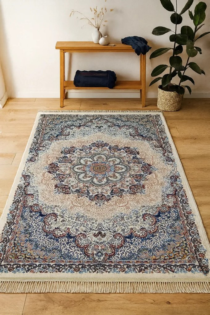 Klasyczny dywan z wzorami do salonu B8-L07