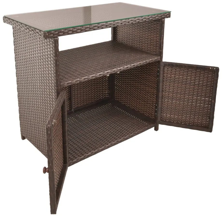 Stolik ogrodowy z imitacji rattanu 90x50 cm Padua – Garden Pleasure