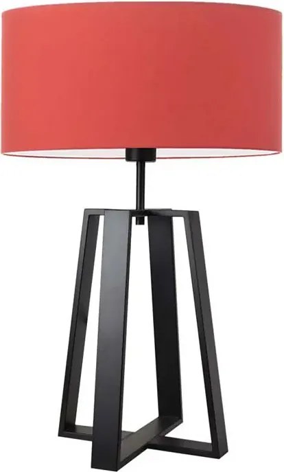 Designerska lampka nocna na czarnym stelażu - B1-T22