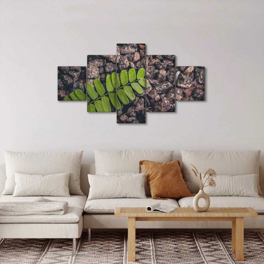 Obraz zielonej rośliny (125x70 cm)