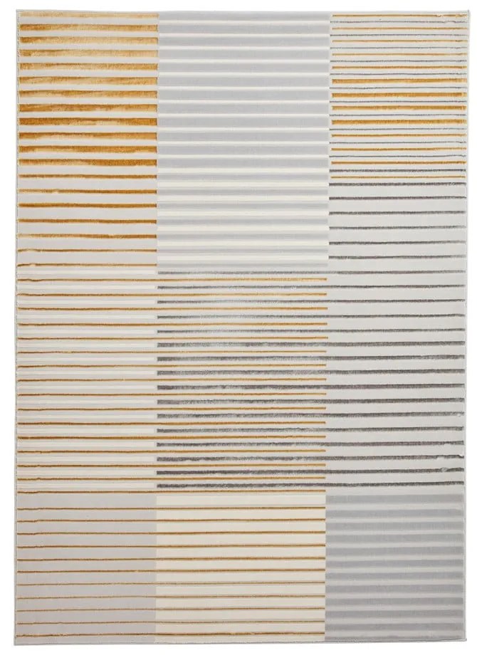 Szaro-złoty dywan 220x160 cm Apollo – Think Rugs