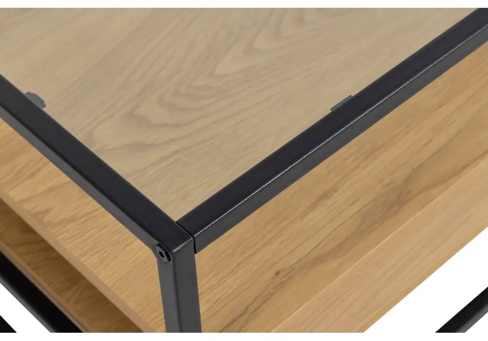 Stolik ze szklanym blatem 80x80 cm Randolf – Actona