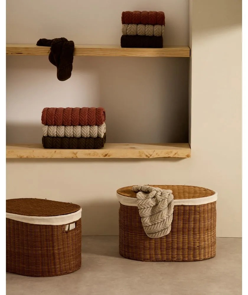 Rattanowe koszyki zestaw 2 szt. 50x36x32 cm Indali – Kave Home