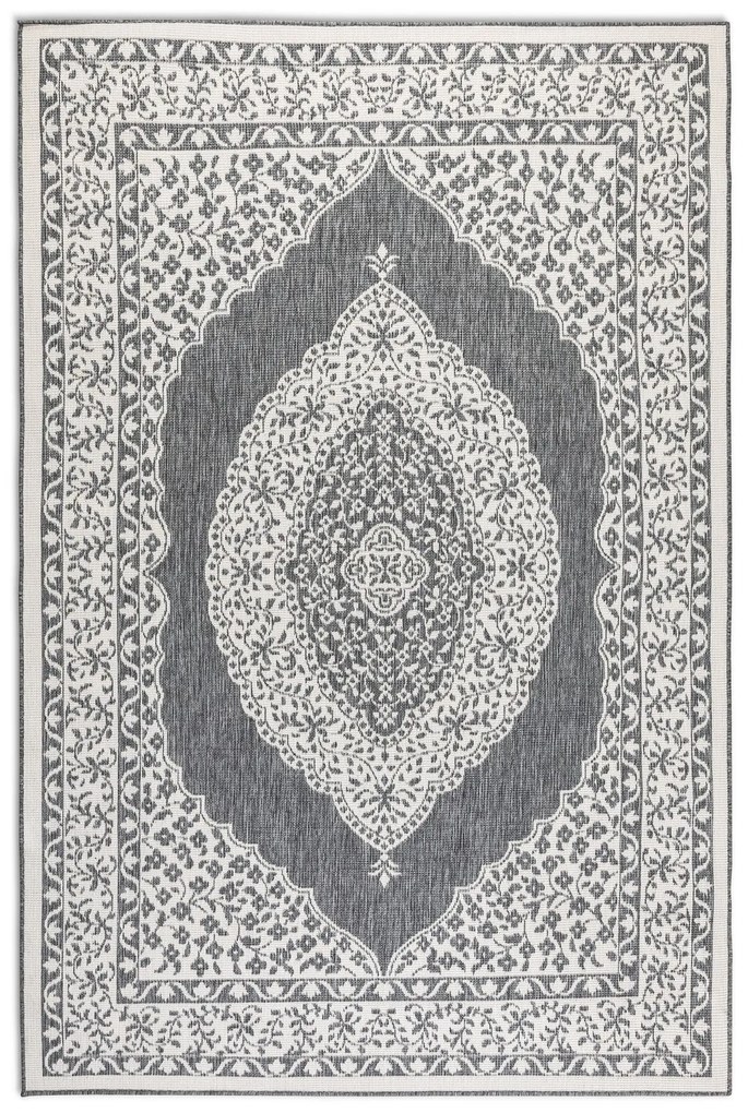 Dywan dwustronny zewnętrzny Gemini Alladyn szaro-kremowy 80 cm x 150 cm
