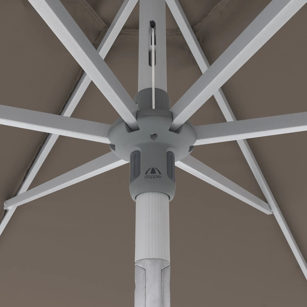Doppler ACT Auto-Tilt parasol ogrodowy 305 cm brązowy