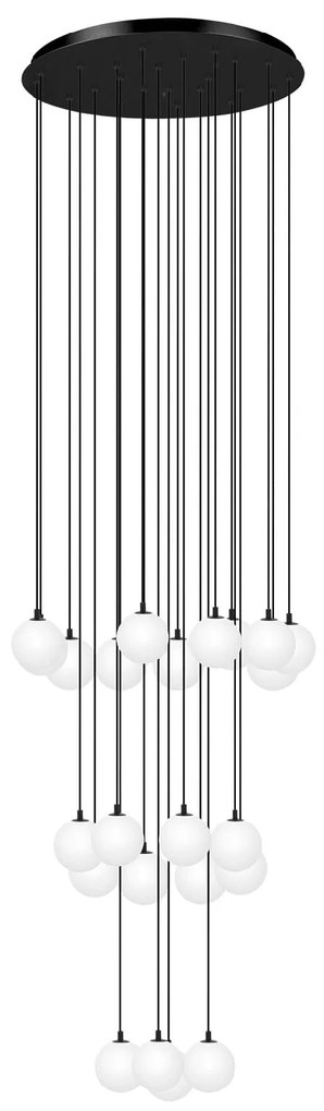 Lampa wisząca do wysokich pomieszczeń Aspen 24, nowoczesne oświetlenie ekskluzywnych przestrzeni
