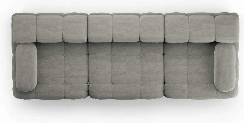 Szara sofa 288 cm Ferento – Cosmopolitan Design