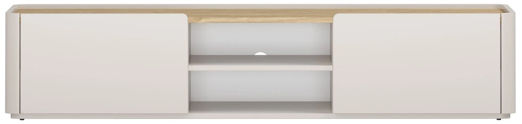 Szafka RTV Elivo 170 cm z szufladą - kaszmir / dąb olejowany