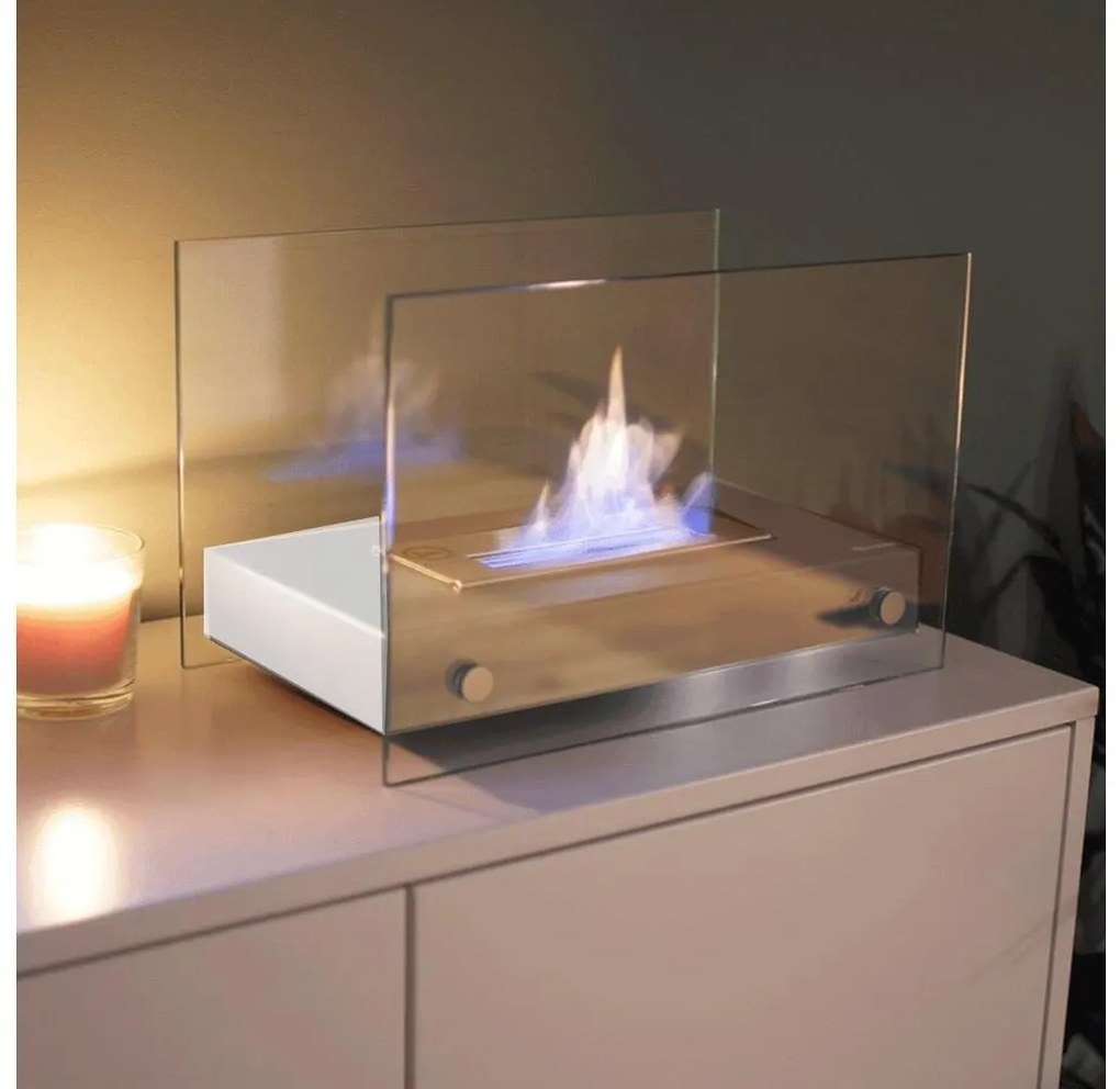 BIO kominek HOTEL/MINI 25,2x39cm 1kW biały