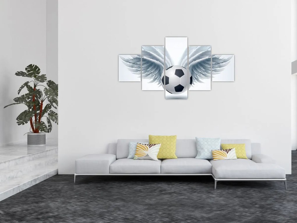 Obraz - Balon ze skrzydłami (125x70 cm)