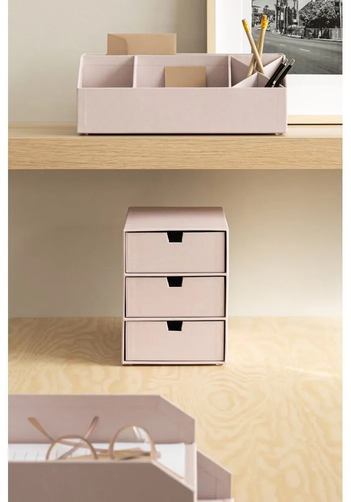 Kartonowy organizer z szufladką Ingrid Restore Paper Laminate – Bigso