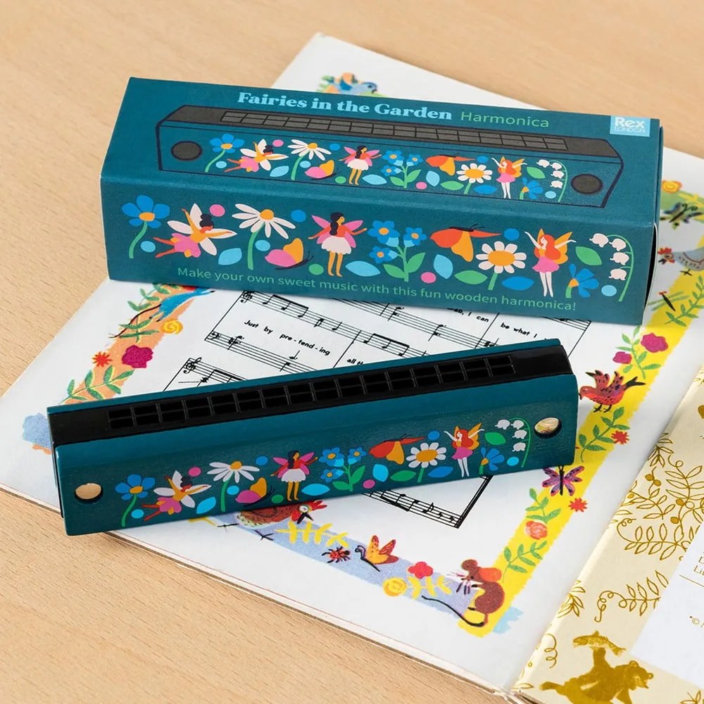 Zabawka muzyczna Harmonica Fairies in the Garden – Rex London