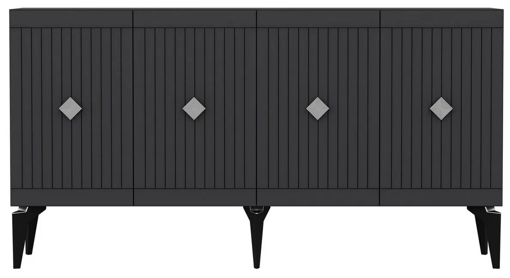 Szafka Midas Anthracite and Silver