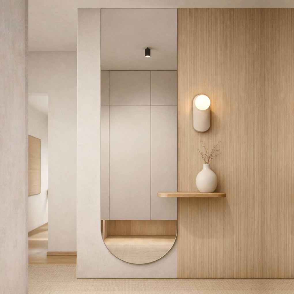 Lustro portalowe bez ramy oszlifowane obracalne bez podświetlenia ARCH SLIM XXL | Różne rozmiary | Różne kolory szkła : Kolor tafli szkła - Srebrny, Rozmiar - 53 x 200 cm