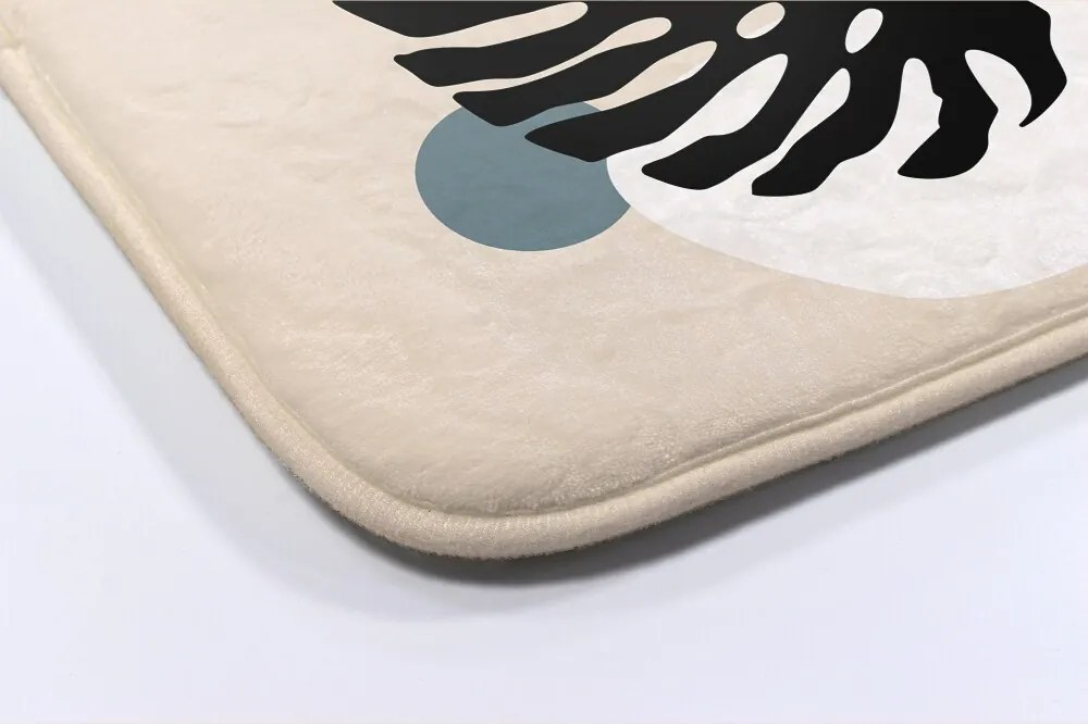 Dywanik łazienkowy antypoślizgowy Dywanik łazienkowy antypoślizgowy Liść Paproć