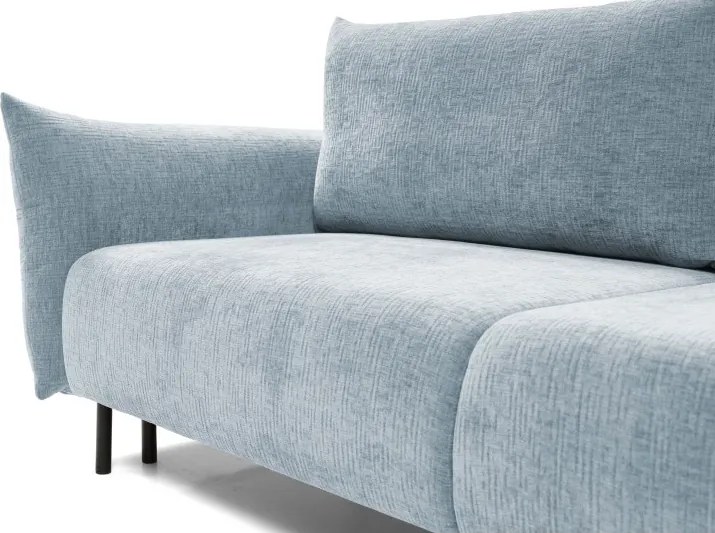 Sofa ADEL z funkcja spania i pojemnikiem BŁĘKITNY OVER THE HORIZON 70