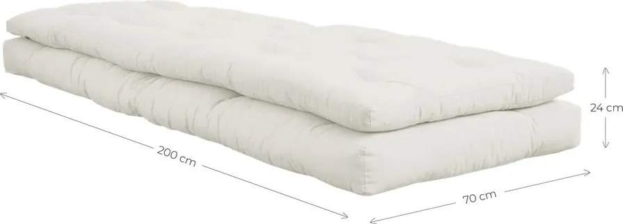 Fotel rozkładany Karup Design Buckle Up Dark Grey