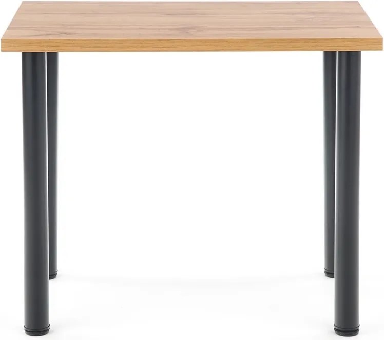 Stół jadalniany na czterech czarnych nogach Modex 2 90