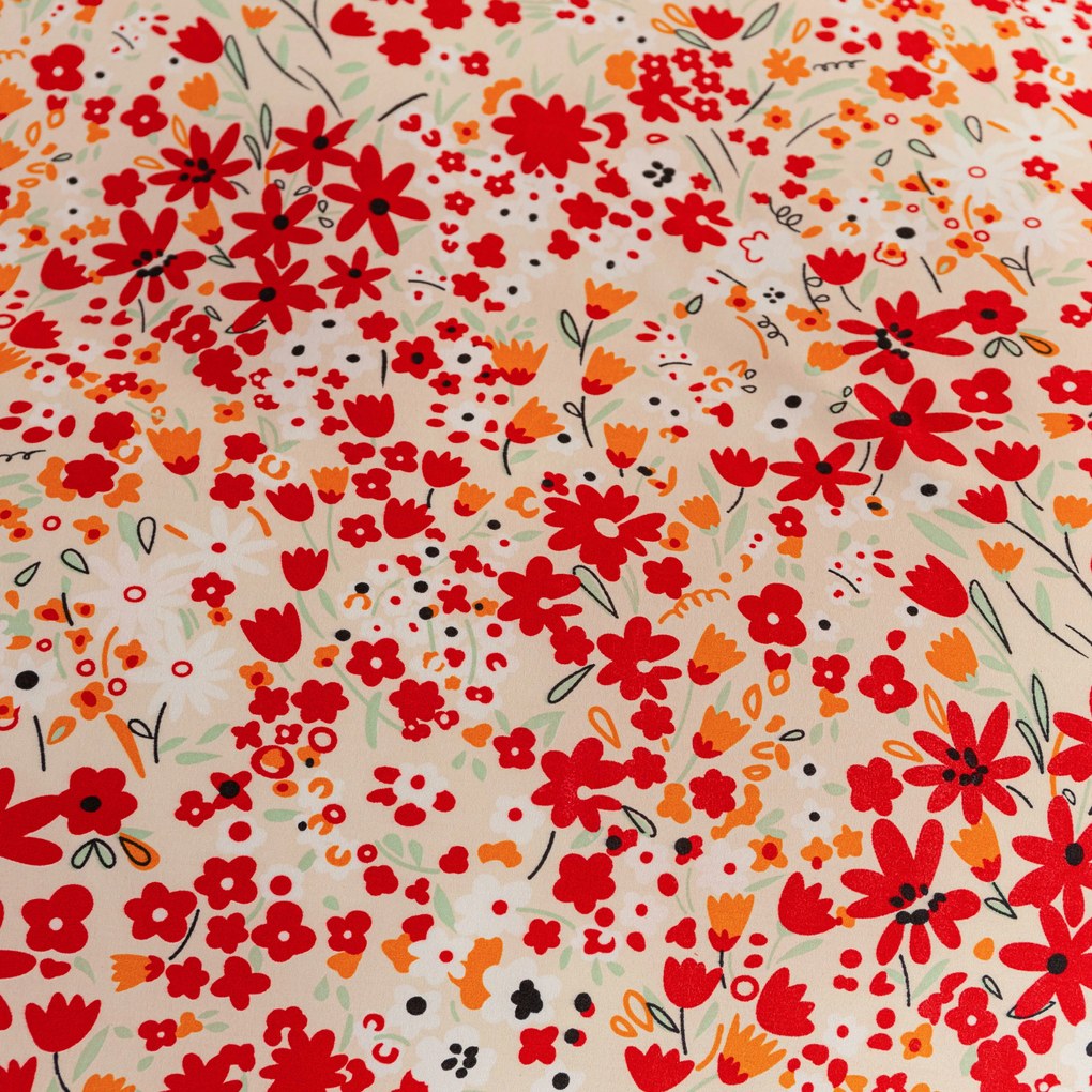 PrzytulneMieszkanie.pl PrzytulneMieszkanie.pl Pościel z mikrowłókna REDORA kremowa Rozmiar pościeli: 70 x 90 cm | 140 x 200 cm