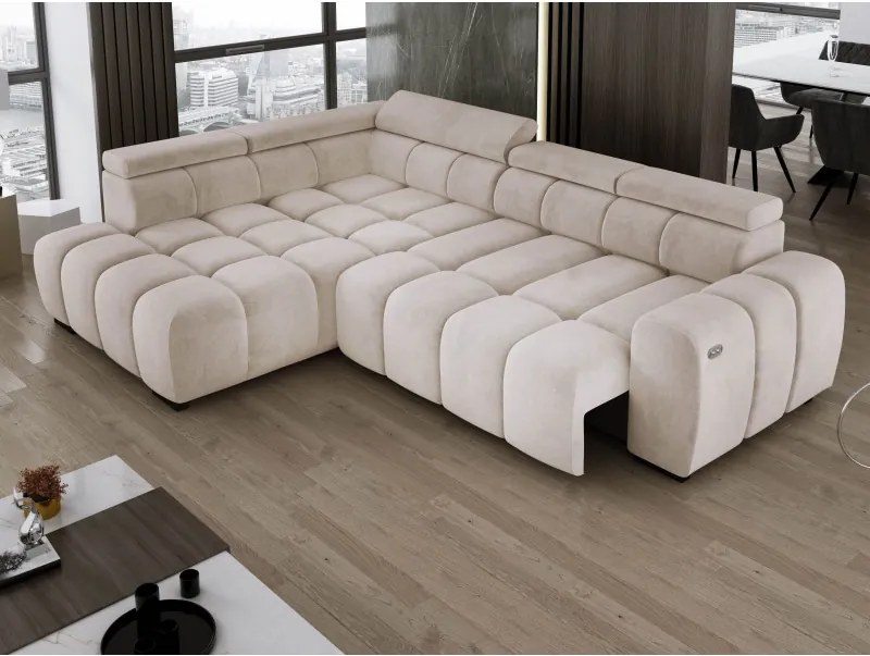 Narożnik BULL L Lewostronny z Elektryczną Regulacją SALVADOR 01 WERSAL