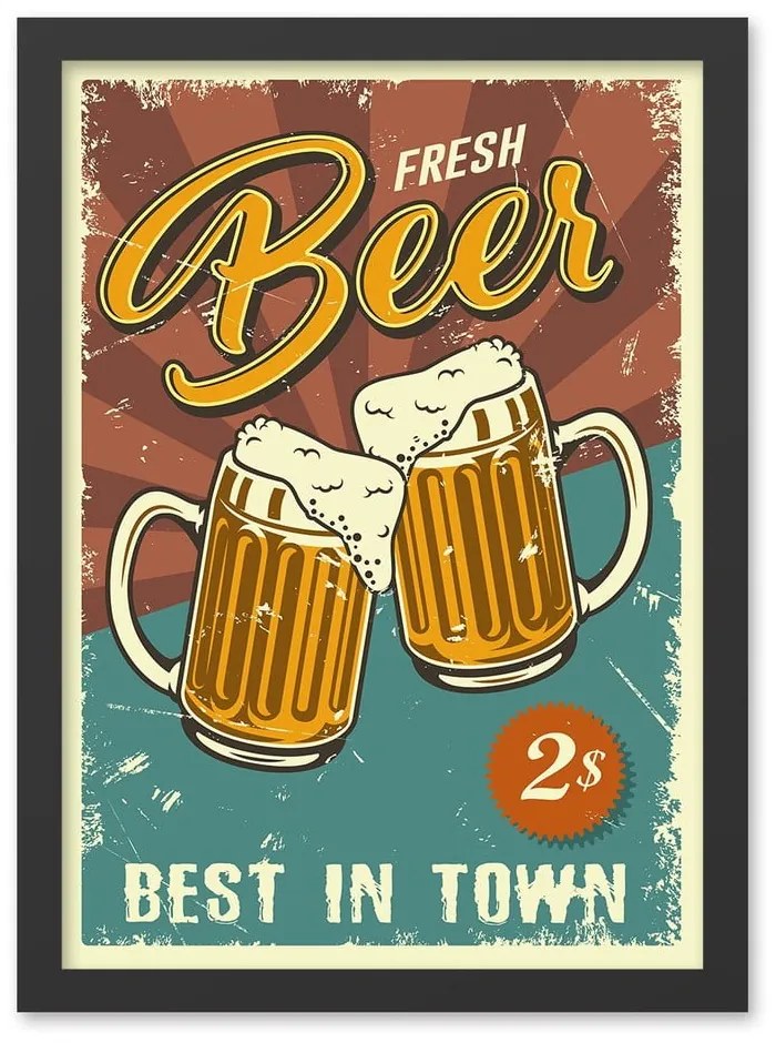 Obraz 40x55 cm Beer – Wallity