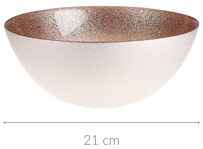 Szklana miska BERYT, Ø 21 cm