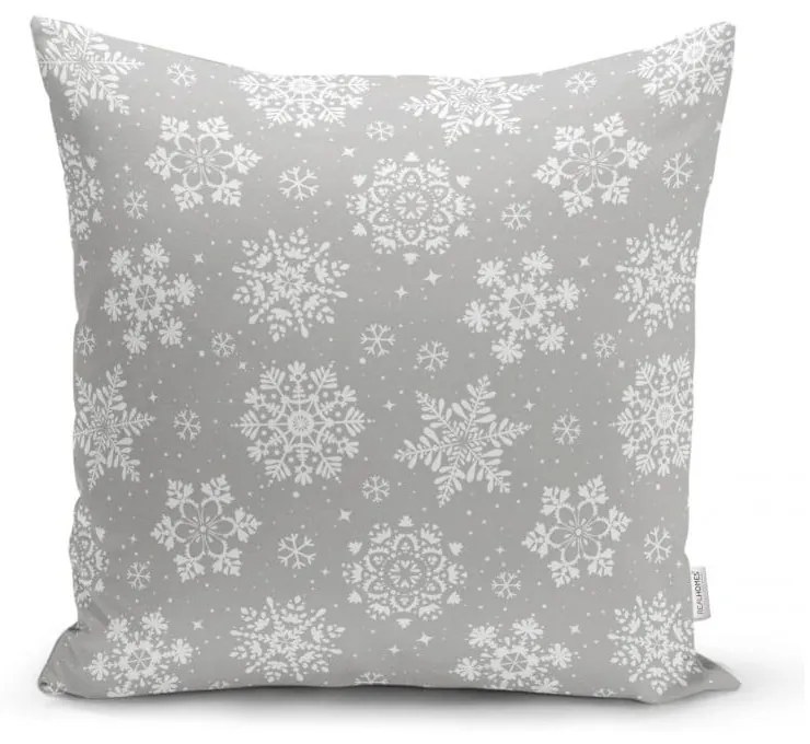 Świąteczna poszewka na poduszkę Minimalist Cushion Covers Snowflakes, 42x42 cm