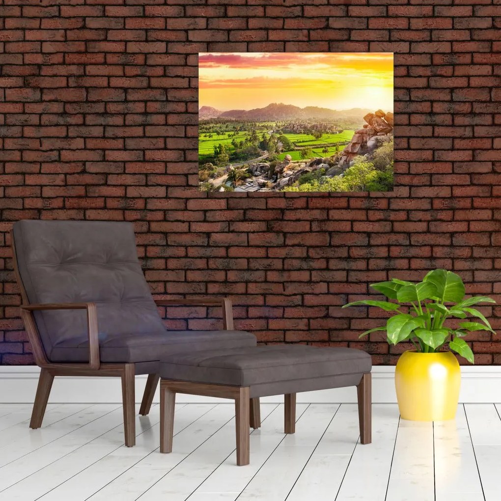 Obraz doliny Hampi w Indiach (70x50 cm)